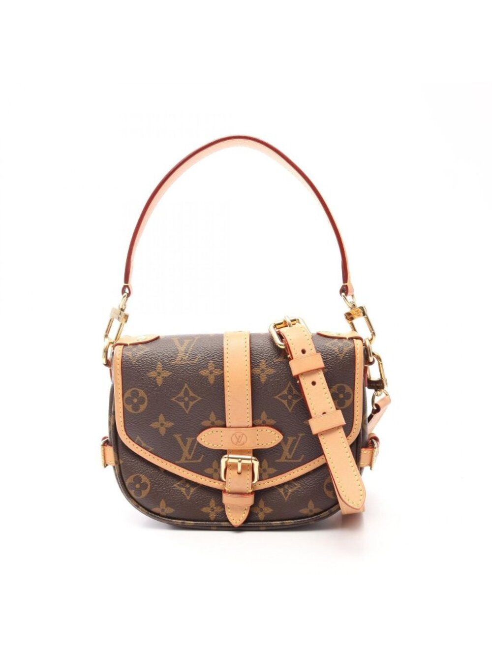Louis Vuitton Handbag Saumur BB Monogram Leather